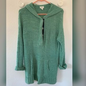 Long pullover sweater